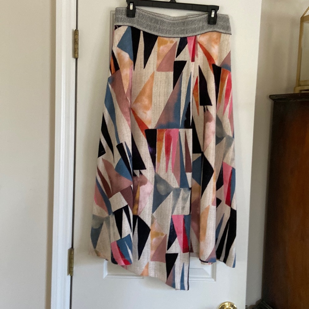 Anthropologie midi skirt